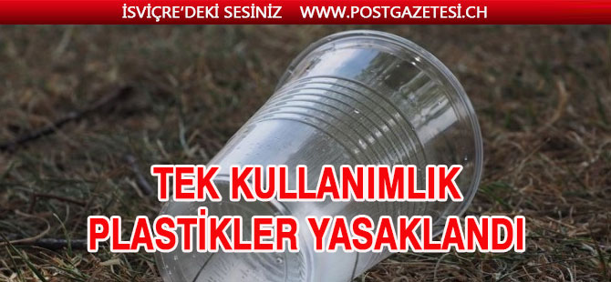 AB'de plastik ürünler yasaklandı