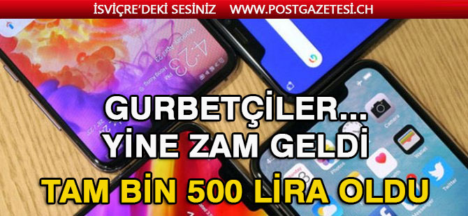 Yurtdışından getirilen telefonlara yüzde 200 zam yapıldı