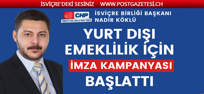 CHP'DEN EMEKLİLİK HAKKI İÇİN İMZA KAMPANYASI