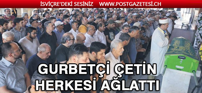 Nazillili Çetin herkesi ağlattı