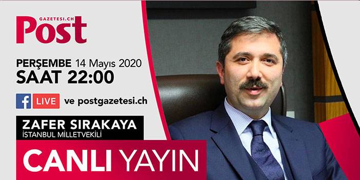 CANLI YAYIN KONUĞUMUZ MİLLETVEKİLİ ZAFER SIRAKAYA OLDU