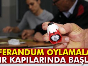 Referandum oylamaları sınır kapılarında bugün başladı