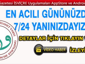 YALNIZ DEĞİLSİNİZ! 7/24 HİZMETİNİZDE YANINIZDAYIZ